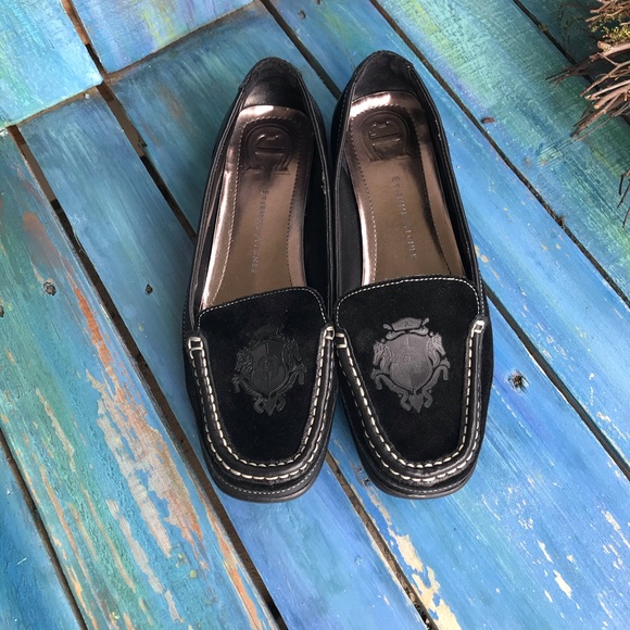 Etienne Aigner Shoes Etienne Agner Black Suede Loafers